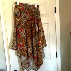 Free People Paisley Skirt